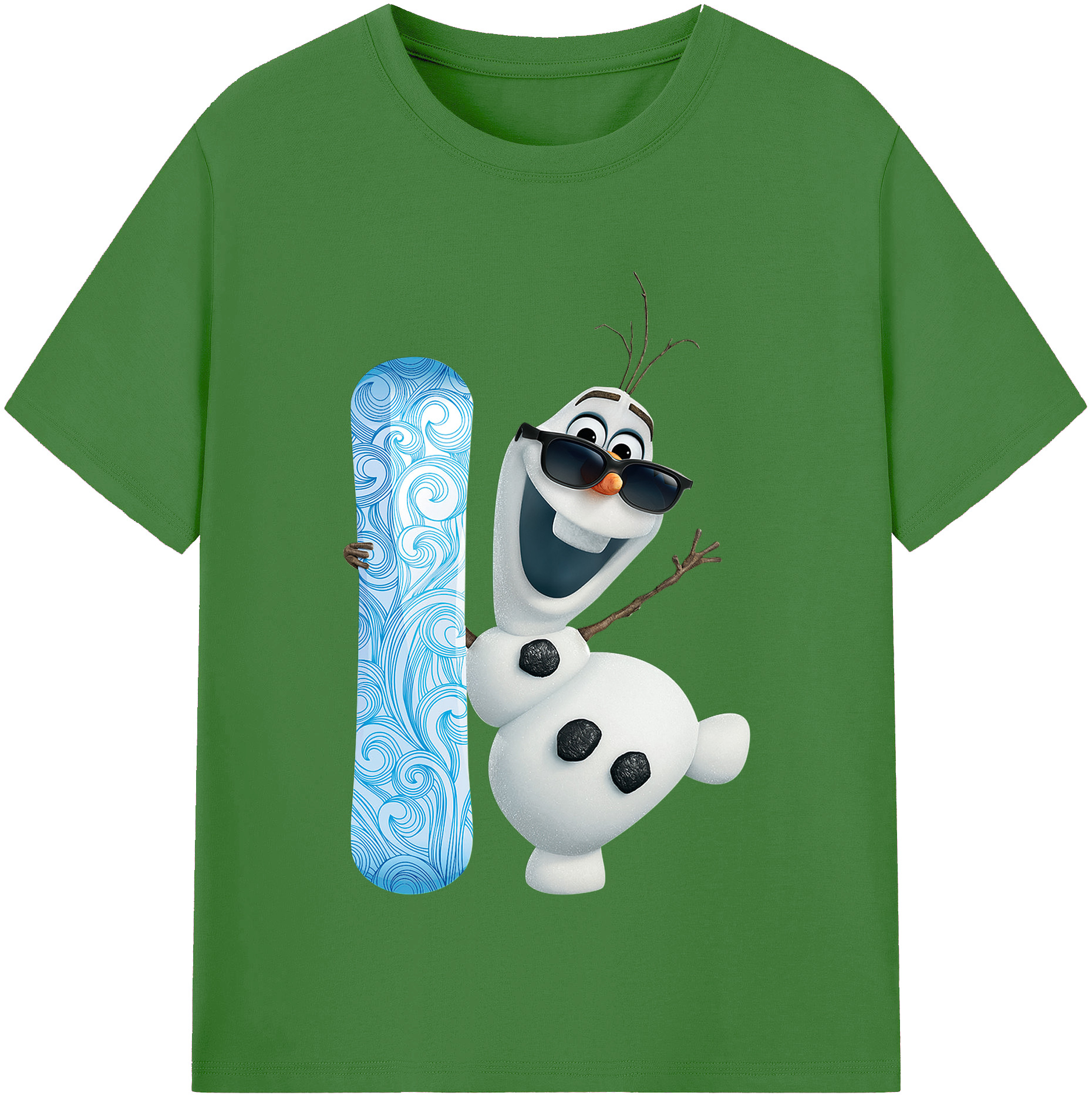 （画像用） アナと雪の女王 アンナ エルサ Frozen Anna Elsa レディースカジュアルプリントTシャツ（綿100％）